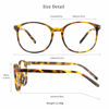 Picture of LifeArt Blue Light Blocking Glasses, Anti Eyestrain, Computer Reading Glasses, Gaming Glasses, TV Glasses for Women Men, Anti Glare (Brown Tortoise, 5.00 Magnification)