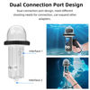 Picture of Waterproof Case for DJI Osmo Pocket 3 Camera,40M/131FT Underwater Diving Protective Shell Waterproof Housing Case Accessories Kit for Osmo Pocket 3