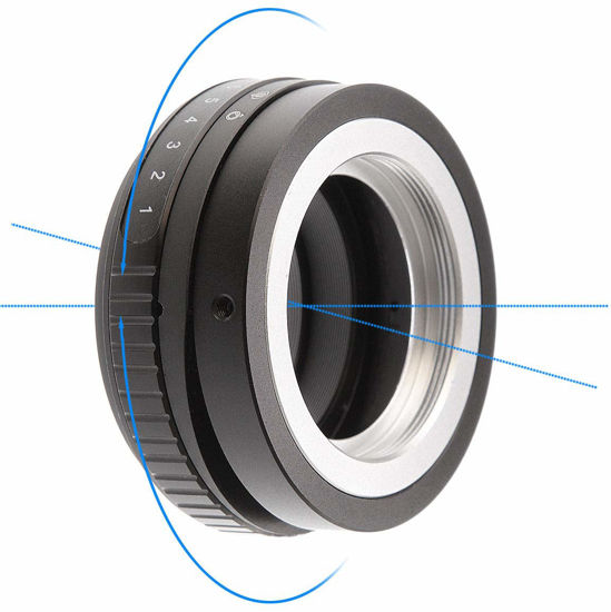 Picture of FocusFoto Tilt Shift Adapter Ring for M42 42mm Screw Mount Lens to S0NY E-Mount Mirrorless Camera NEX-5R 5T 6 NEX-7 a7 a7S a7R a7II a7SII a7RII a6500 a6300 a6000 a5100 a5000 a3500 NEX-FS700 VG30 VG900