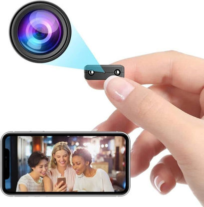 Picture of ZHOUCXZDA Pet Mini Cam Wireless Camera WiFi Surveillance Camera Babysitter Surveillance Camera,Wireless Security Camera Indoor and Outdoor Cam