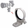 Picture of iShoot Tripod Mount Ring, Metal Lens Collar for Canon EF 70-200mm f/4L / is/is II USM, 80-200mm f/2.8L, 400mm f/5.6L USM Lens,Built-in ARCA-Swiss Type Quick Release Plate with 1/4 and 3/8 Screw Hole
