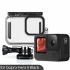 Picture of QKOO for GoPro Hero 11 10 9 Black Underwater Waterproof Housing Case + Red/Pink/Purple Diving Filter for Gopro Hero 9 10 11 Black Accessory