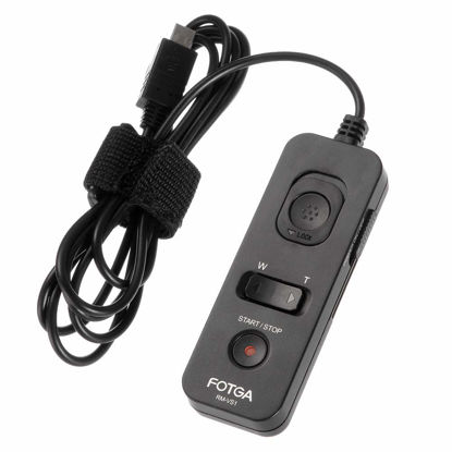 Picture of Foto4easy 39.4inch Remote Control Shutter Release Cord for Sony A1 A9 A7 A7S A7R II III IV A6100 A6400 A6500 A6600 6300 RX100 VII M7 RX100M6 M4 M5 RX10M3 M4 A77 A99 II FDR-AX700 FX3 ZV-1