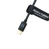 Picture of Alvin's Cables DMW-DCC8 Dummy Battery to PD USB-C Coiled Power Cable Replace DMW-BLC12 Power Adapter for Panasonic Lumix DMC-G5 G6 G7 GX8 G80 G81 G85 GH2 DMC-FZ200 FZ300 FZ1000 FZ2000 FZ2500 Cameras