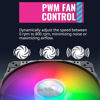 Picture of Cooler Master SickleFlow 200 ARGB Case Fan - ARGB Motherboard Compatible, Frosted Air Balance Blades, 102.8 CFM, 1.35 mmH2O, 15.7 dBA - ARGB