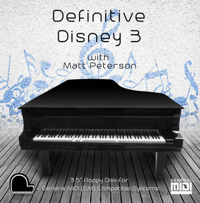 Picture of Definitive Disney 3 - General Midi Compatible Music on 3.5" DD 720k Floppy Disk for Player Piano Systems and Digital Pianos
