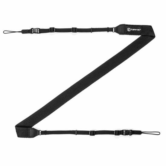 Picture of Tamrac Quick Release Cotton Strap for DSLR and Mirrorless Cameras, Black