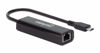 Picture of MANHATTAN USB-C to 2.5GBASE-T Gigabit (10/100/1000 Mbps & 2.5 Gbps) RJ45 Network Adapter, Multi-Gigabit Ethernet, Black, Box