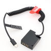 Picture of DRRI NP-W126 Dummy to USB Type-C PD Power Cable for Fujifilm X100F X100V X-Pro3 X-E3 X-A2 X-A5 X-T3 X-T20 X-T100 X-T200 50EXR 35EXR Cameras