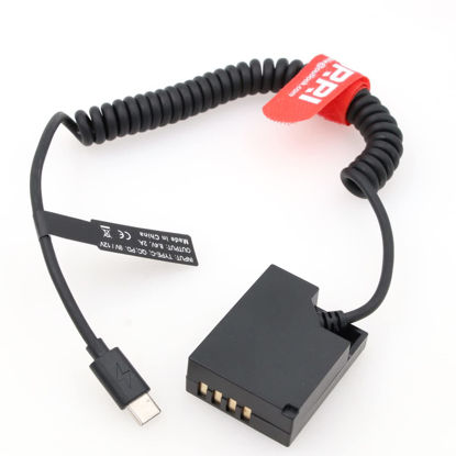 Picture of DRRI NP-W126 Dummy to USB Type-C PD Power Cable for Fujifilm X100F X100V X-Pro3 X-E3 X-A2 X-A5 X-T3 X-T20 X-T100 X-T200 50EXR 35EXR Cameras