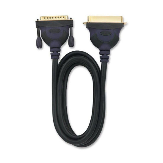 Picture of Belkin IEEE-1284 Compliant Parallel Printer Cable, Gold, 6ft.