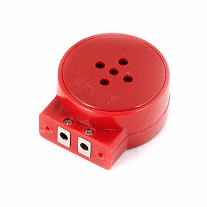 Picture of Rugged Radios M101 Low Gain Red Dynamic Microphone for Two Way Radio Headsets