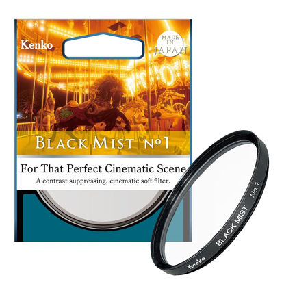 Picture of Kenko Soft Effect Filter Black Mist No.1 φ49mm, for Portrait, Video Shooting, for as a Cinematic Scene, Made in Japan