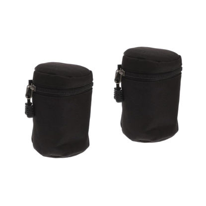 Picture of Hemobllo 2pcs Camera Lens Bag Camera Len Protector Camera Lens Container Camcorder Lenses Video Padded Carrying Bag Camera Protector Cover 210d Fiber Cloth Anti-collision Consumables