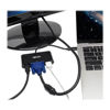 Picture of Tripp Lite USB C to VGA Multiport Adapter w/ USB-A Hub & PD Charging 1080p, USB 3.1 Gen 1, Thunderbolt 3 Black (U444-06N-VUB-C)