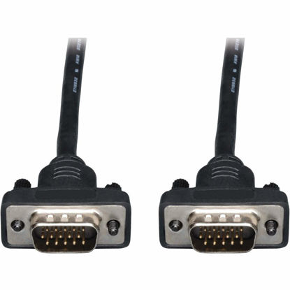 Picture of TRIPP LITE P502-010-SM M/M 10-Feet Low Profile VGA RGB Coaxial Monitor Cable,Black