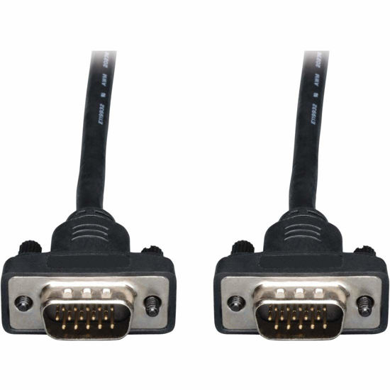 Picture of TRIPP LITE P502-010-SM M/M 10-Feet Low Profile VGA RGB Coaxial Monitor Cable,Black