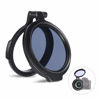Picture of Andoer R-77 77mm Quick Filter System Camera Lens ND Filter Metal Adapter Ring Compatible with Canon Nikon Sony Olympus DSLR Cameras
