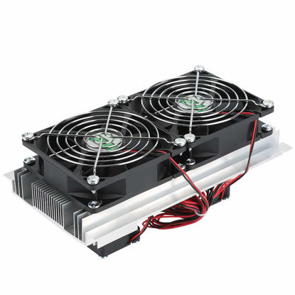 Picture of Fafeicy 12A 12V Semiconductor Refrigeration Cooling Device Thermoelectric Cooler DIY Mini Fridge, Cooling Head