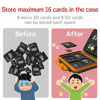 Picture of ELECOM Memory Card Case for 8 SD Cards and 8 microSD Cards, Shock-Resistant/Khaki/CMC-SDCHD01GN