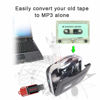 Picture of Portable Cassette to MP3 Converter with Headphones, Transfer Cassettes Tapes to USB Flash Drive in MP3 Format, Plug and Play