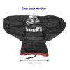 Picture of FoRapid Deluxe Professional Camera Rain Cover Rain Jacket Raincoat Waterproof Rain Cover Protective Cover Sleeve for Canon Nikon Sony Panasonic Pentax Olympus Fuji DSLR with Long Lens Black
