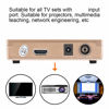 Picture of SALALIS RF to HDMI Converter Adapter, All Standard Converter Analog TV Receiver Adapter with Remote Control for Projectors Multimedia Teaching Network Engineering(US Plug)