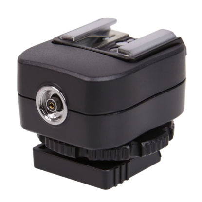 Picture of Foto&Tech Flash Hot Shoe Adapter Compatible (with Sony a7 III II/a9 a99 II/a7R a7S II/a6500/a6300 to Canon Speedlite 90EX/270EX II/320EX/380EX)