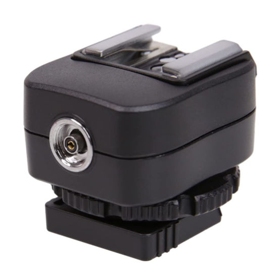 Picture of Foto&Tech Flash Hot Shoe Adapter Compatible (with Sony a7 III II/a9 a99 II/a7R a7S II/a6500/a6300 to Canon Speedlite 90EX/270EX II/320EX/380EX)