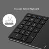 Picture of Sanpyl Wireless Numeric Keypad, 2.4G Wireless Bluetooth Number Pad Type C Numpad Keypad with Touchpad, Bluetooth 2.4G Wireless Dual Mode Laptop Keypad, for PC Desktop, Laptop, Notebook