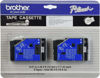 Picture of 2/Pack 1/2" (12mm) Black on White P-Touch TC Tape for Brother PT-10, PT10 Label Maker