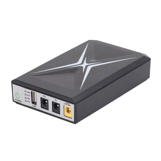 GetUSCart- Mini UPS, Mini UPS Battery Backup 10400mAh Uninterruptible ...