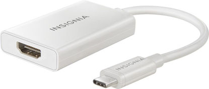 Picture of Insignia USB Type-C-to-HDMI Adapter - White - Model: NS-PU369CH-WH