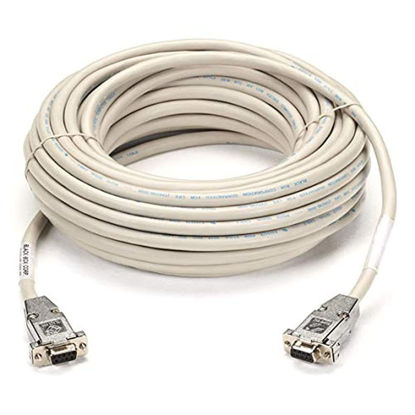 Picture of Black Box RS232 Shielded Null Modem Cable w/Metal Hoods DB9F/F 15Ft.