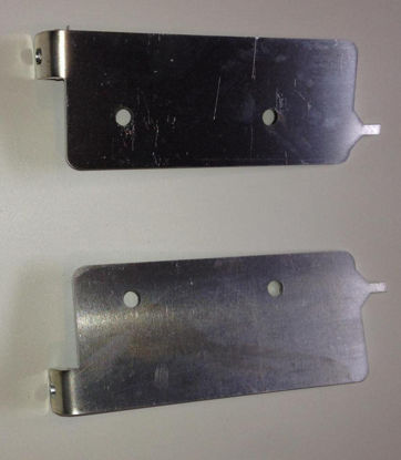 Picture of Amplifier Mounting Brackets Compatible with Harley Davidson 2006 to 2013 Batwing Bikes with Stock Radio. Compatible with Rockford Fosgate PBR400X4D or PBR-300x2 or PBR-300x4 amps *Will NOT FIT 2014+