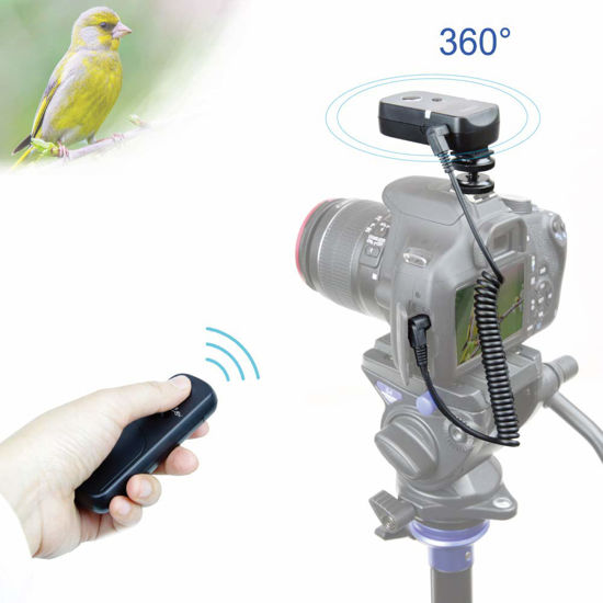 Picture of Foto&Tech 360 Any Angle 100m Wireless Remote Control Shutter Release (Compatible with EOS R5 Mark II R5 6D Mark II, R6 Mark II, 5D Mark IV III II, 5DS, 1DX Mark II, 1DS Mark II III)