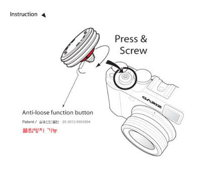 Picture of Gariz XA-SBL Series Leather Screw Type Soft Button Release Shutter for Leica, Fujifilm, Contax, Nikon DF Camera (Green)