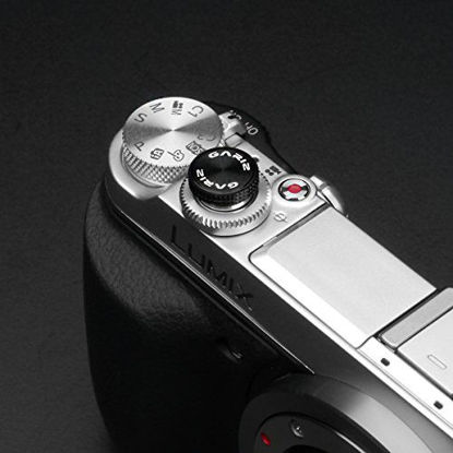Picture of Gariz Metal XA-SBA4 Camera Sticker Type Soft Button for Sony, Fuji, Canon, Nikon, Lumix, Leica, Black