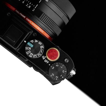 Picture of Gariz XA-SBL Series Leather Screw Type Soft Button Release Shutter for Sony Cameras (Red)
