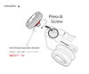Picture of Gariz XA-SBL Series Leather Screw Type Soft Button Release Shutter for Sony Cameras (Red)