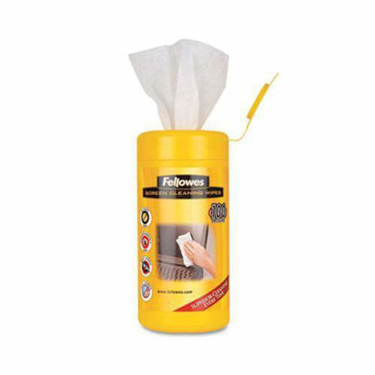 Picture of Fellowes 100-Count Screen Cleaning Wipes