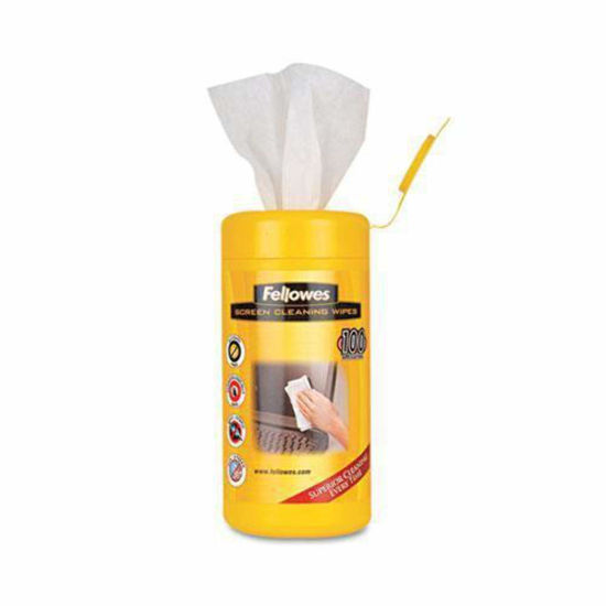 Picture of Fellowes 100-Count Screen Cleaning Wipes