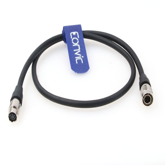 Picture of Eonvic Industry CCD CMOS Camera Hirose HR10A-7R 6 Pin Male to Female Shielded Power I/O Cable for Industrial Camera (23.6in/ 60cm)