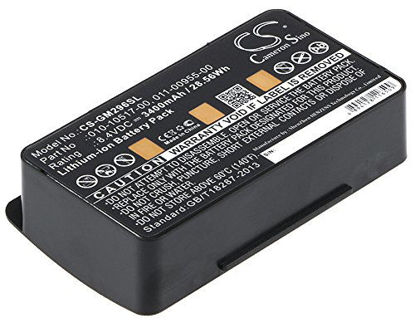 Picture of Replacement Battery for Garmin GPSMAP 276c GPSMAP 276 GPSMAP 296 GPSMAP 496 GPSMAP 478 010-00543-00 100054300 3580100054300 EGM478 GPSMAP 376