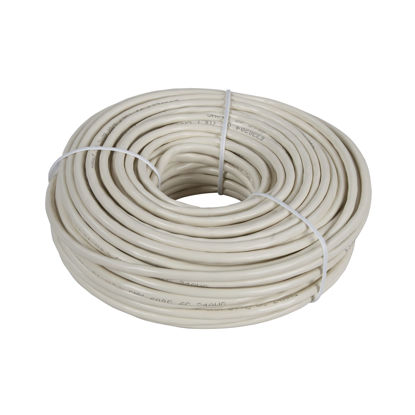 Picture of AmerTac - Zenith TP1100ULA 100 FT 4 Wire Round Station Wire, Almond Landline Telephone Accessory