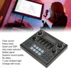 Picture of Live Sound Card, Professional Audio Mixer, Sound Board Mixer with 7 Color Ambient Light External Mini Sound Mixer Board Prefect for Streaming Podcasting Gaming Recording KTV
