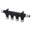 Picture of Backbone Cable Tees Terminators, 5 Pin Easy Operation Durable for NMEA 2000 4 Port Connector for Marine