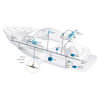 Picture of Backbone Cable Tees Terminators, 5 Pin Easy Operation Durable for NMEA 2000 4 Port Connector for Marine