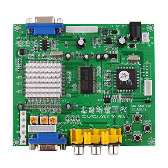 Picture of Atomic Market RGB/CGA/EGA/YUV to VGA HD Video Converter Board HD9800/GBS8200 for Arcade Green