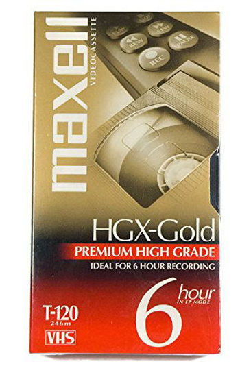 Picture of Maxell 224935 Premium High Grade Vhs Video Tapes (6 Hours 3 Pk)